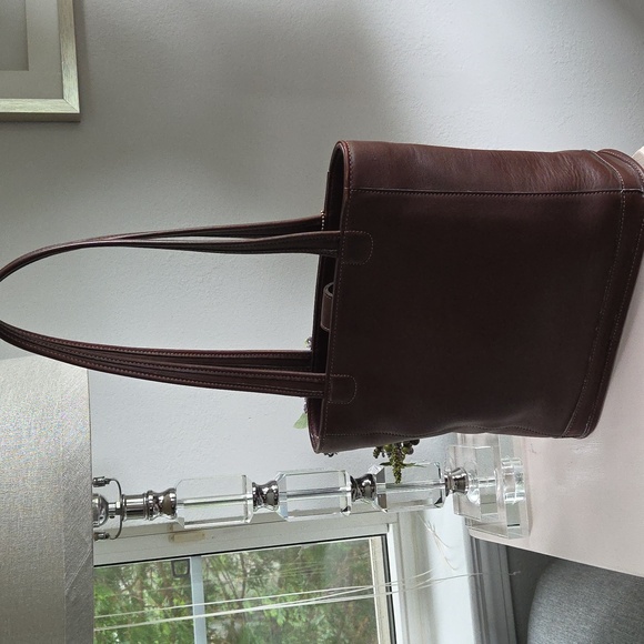 Vintage COACH Mahogany Bleeker Leather Tote Bag - Picture 7 of 14